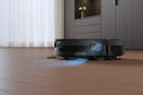 ECOVACS DEEBOT X12 OmniCyclone robotizētais putekļsūcējs ar mazgāšanu, 22000Pa, FocusJet, OZMO ROLLER 3.0, OmniCyclone pašattīrīšanās stacija, 4000mAh, līdz 497min, melns