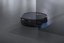 ECOVACS DEEBOT X12 OmniCyclone robotizētais putekļsūcējs ar mazgāšanu, 22000Pa, FocusJet, OZMO ROLLER 3.0, OmniCyclone pašattīrīšanās stacija, 4000mAh, līdz 497min, melns