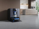 ECOVACS DEEBOT X12 OmniCyclone robotizētais putekļsūcējs ar mazgāšanu, 22000Pa, FocusJet, OZMO ROLLER 3.0, OmniCyclone pašattīrīšanās stacija, 4000mAh, līdz 497min, melns