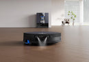 ECOVACS DEEBOT X12 OmniCyclone robotizētais putekļsūcējs ar mazgāšanu, 22000Pa, FocusJet, OZMO ROLLER 3.0, OmniCyclone pašattīrīšanās stacija, 4000mAh, līdz 497min, melns