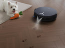 ECOVACS DEEBOT X12 OmniCyclone robotizētais putekļsūcējs ar mazgāšanu, 22000Pa, FocusJet, OZMO ROLLER 3.0, OmniCyclone pašattīrīšanās stacija, 4000mAh, līdz 497min, melns