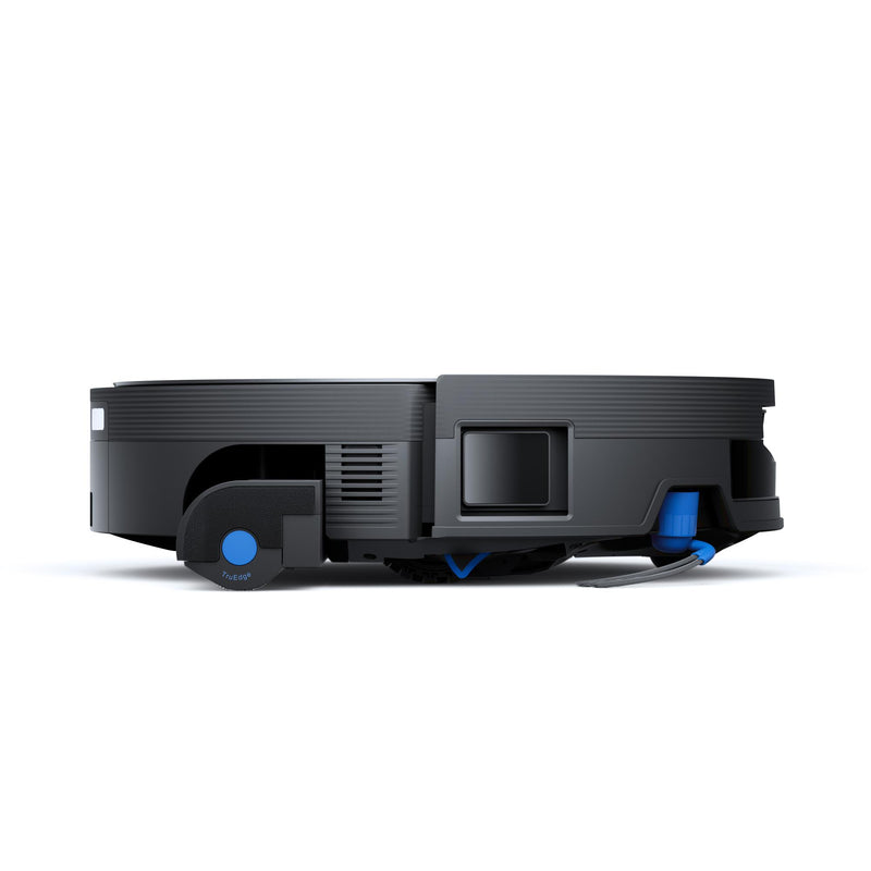 ECOVACS DEEBOT X12 OmniCyclone robotizētais putekļsūcējs ar mazgāšanu, 22000Pa, FocusJet, OZMO ROLLER 3.0, OmniCyclone pašattīrīšanās stacija, 4000mAh, līdz 497min, melns