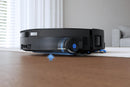 ECOVACS DEEBOT X12 OmniCyclone robotizētais putekļsūcējs ar mazgāšanu, 22000Pa, FocusJet, OZMO ROLLER 3.0, OmniCyclone pašattīrīšanās stacija, 4000mAh, līdz 497min, melns