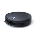 ECOVACS DEEBOT X12 OmniCyclone robotizētais putekļsūcējs ar mazgāšanu, 22000Pa, FocusJet, OZMO ROLLER 3.0, OmniCyclone pašattīrīšanās stacija, 4000mAh, līdz 497min, melns