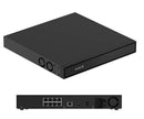 AJAX H2D8PAC tīkla videoreģistrators, 8 kanāli, 8× PoE+, 4K HDMI, līdz 12 MP, 2× SATA III, melns, 140912
