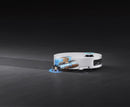 Dreame Aqua10 Ultra Track Complete robotizētais putekļsūcējs, 25 000 Pa, sausā un mitrā uzkopšana, TrackSync, LiDAR, AI šķēršļu noteikšana, automātiskā dokstacija, 6400 mAh, balts