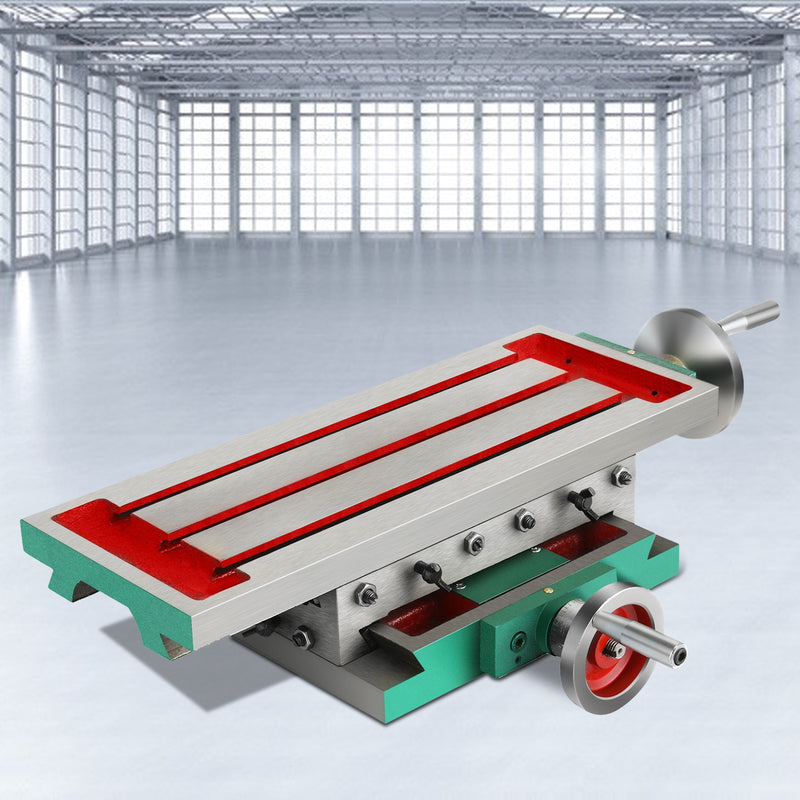 VEVOR frēzēšanas galds 450×170 mm, 30 kg, divu asu krustgalds, 4 virzienu regulācija, piemērots urbjstatīviem un darbgaldiem