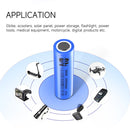 18650 litija jonu akumulators 3200mAh 3.7V 3C/5C uzlādējams elements 65x18mm 46g zema pretestība <40mΩ - ZEMLETES.LV