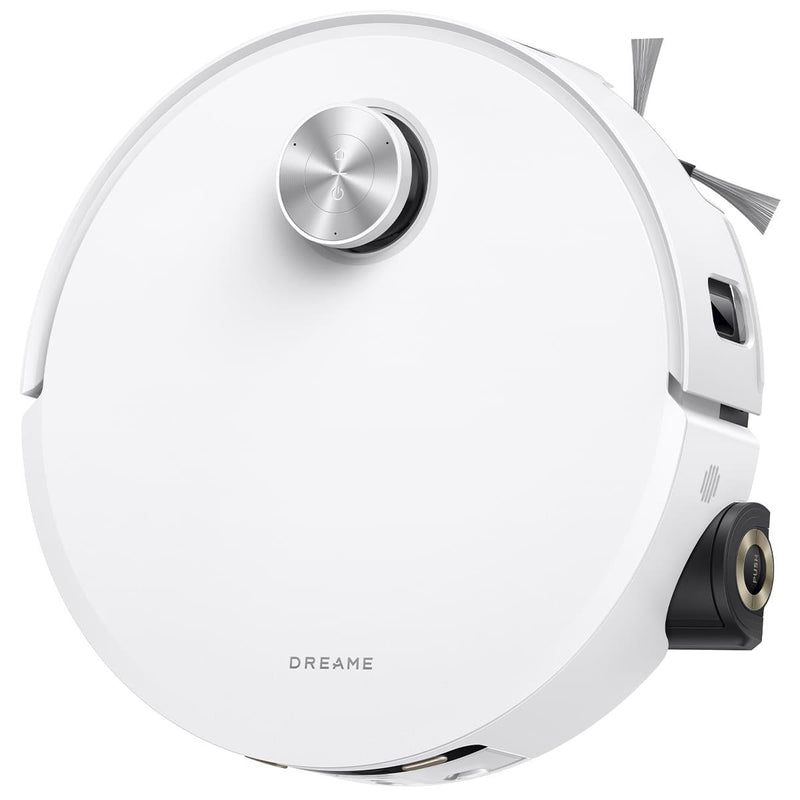 Dreame Aqua10 Roller robotizētais putekļsūcējs, 30 000 Pa, AquaRoll™ mitrā uzkopšana, 100 °C pašattīrīšanās, 6 cm šķēršļu pārvarēšana, 6400 mAh, LiDAR, balts