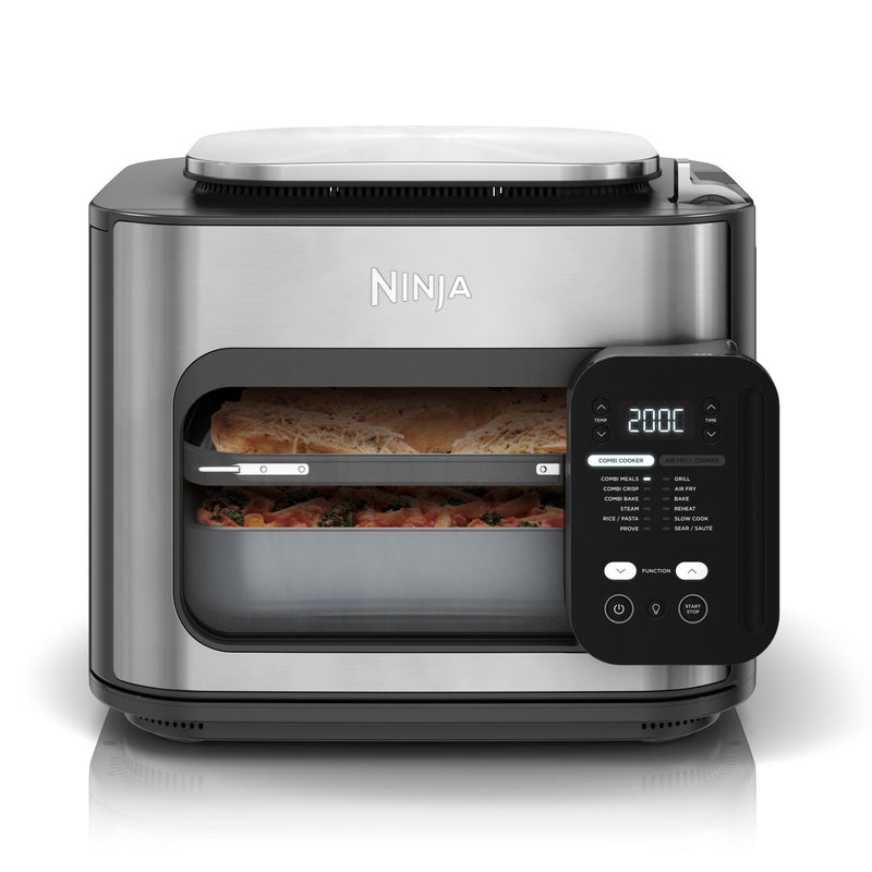 Ninja Combi SFP700EU, 12-in-1 multivārāmais katls, cepeškrāsns un karstā gaisa friteris, 12,5 l, 1780 W, HyperSteam, Air Fry un Grill, pelēks