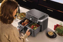 Ninja DualZone XL DZ950EU, 2470 W, 9,5 l karstā gaisa friteris ar 2 neatkarīgām 4,75 l zonām, viedo Smart Cook termometru, 6 gatavošanas programmām, SYNC un MATCH funkcijām