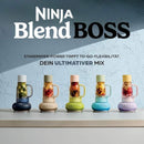 Ninja BlendBOSS DB351EUCY 1100 W blenderis ar 710 ml ceļojumu krūzi un Auto-iQ