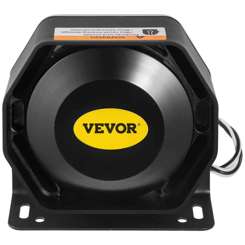 VEVOR 200 W avārijas brīdinājuma sirēnas komplekts ar 8 signāliem, PA skaļruni un mikrofonu – piemērots policijas, ātrās palīdzības, ugunsdzēsēju un speciālajiem dienestu transportlīdzekļiem
