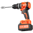 VEVOR Hammer Drill 20 V, 13 mm, 26 000 impacts/min, 4 Ah