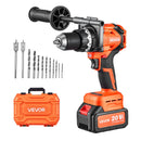 VEVOR triecienurbjmašīna 20 V, 13 mm, 24 000 triec./min, 4 Ah