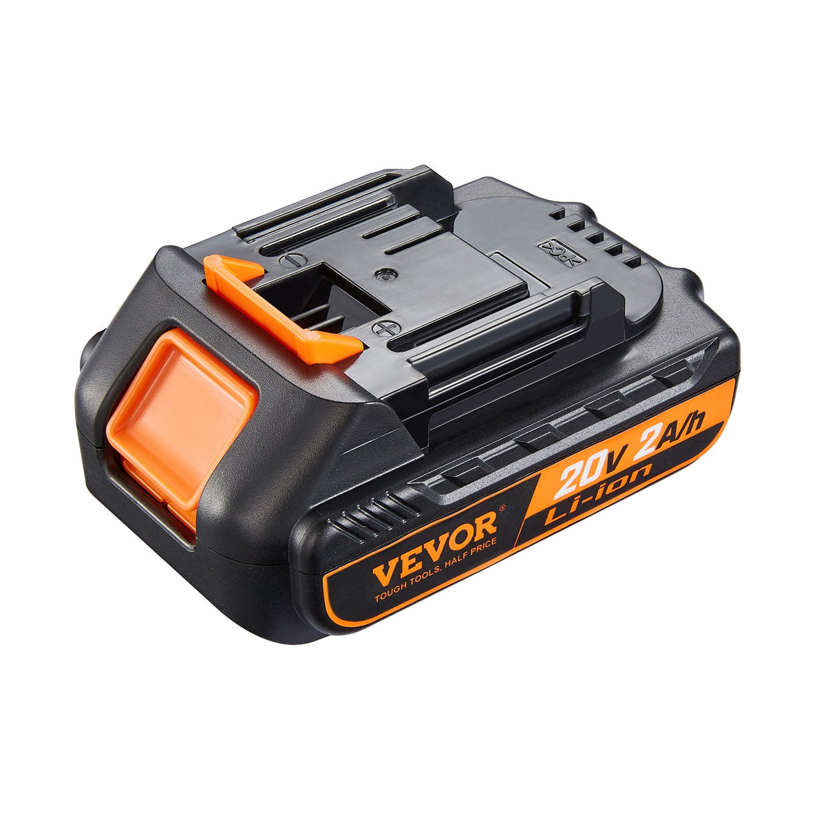 VEVOR 20 V 2.0 Ah Lithium-Ion Battery – High-Capacity Spare Battery for Cordless Power Tools, Compatible with 20 V Devices