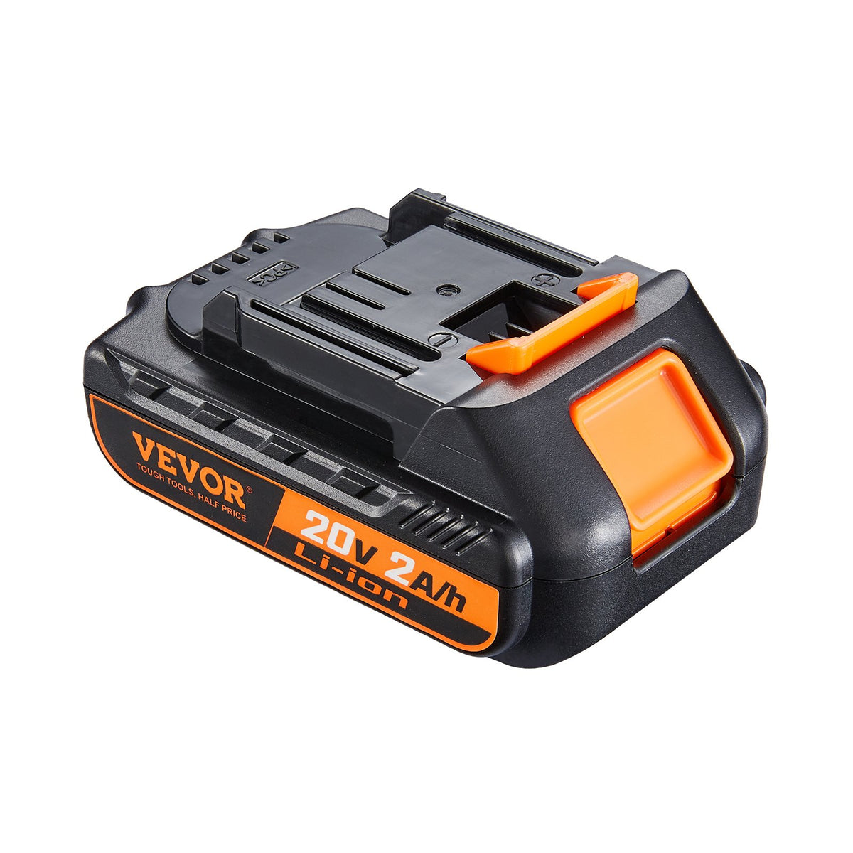 VEVOR 20 V 2.0 Ah Lithium-Ion Battery – High-Capacity Spare Battery for Cordless Power Tools, Compatible with 20 V Devices