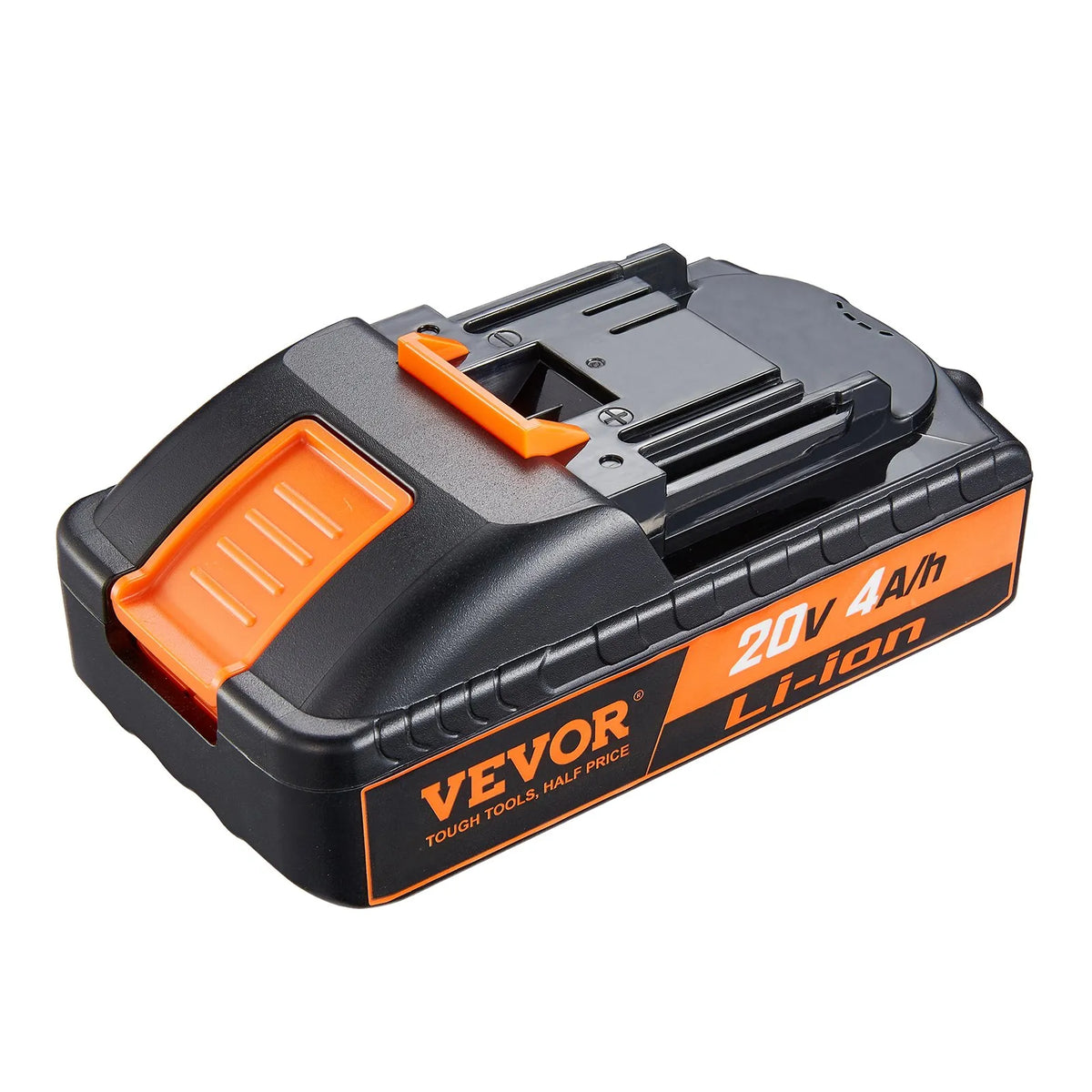 VEVOR 20 V 4.0 Ah Lithium-Ion Battery – High-Capacity Spare Battery Pack for Power Tools, Compatible with 20 V Cordless Power Tools