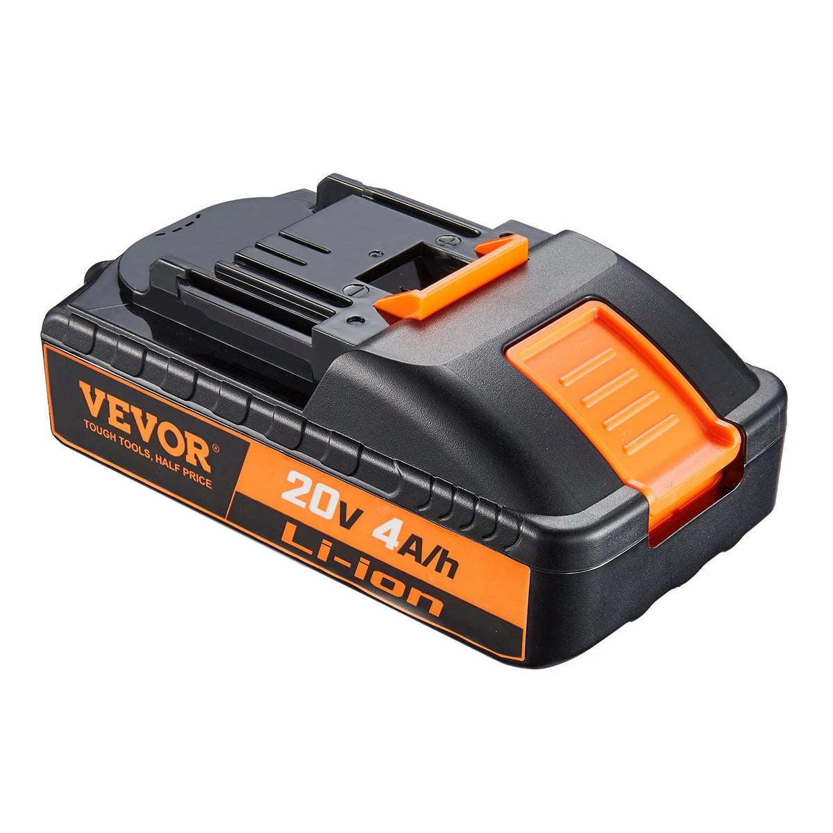 VEVOR 20 V 4.0 Ah Lithium-Ion Battery – High-Capacity Spare Battery Pack for Power Tools, Compatible with 20 V Cordless Power Tools