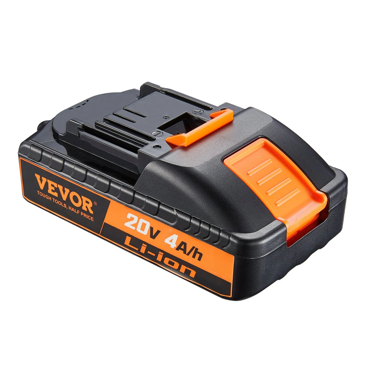 VEVOR 20 V 4.0 Ah Lithium-Ion Battery – High-Capacity Spare Battery Pack for Power Tools, Compatible with 20 V Cordless Power Tools
