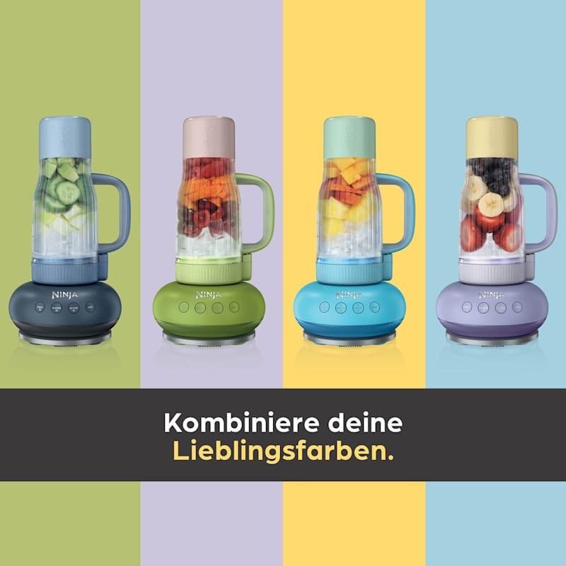 Ninja BlendBOSS DB351EUCY 1100 W blenderis ar 710 ml ceļojumu krūzi un Auto-iQ