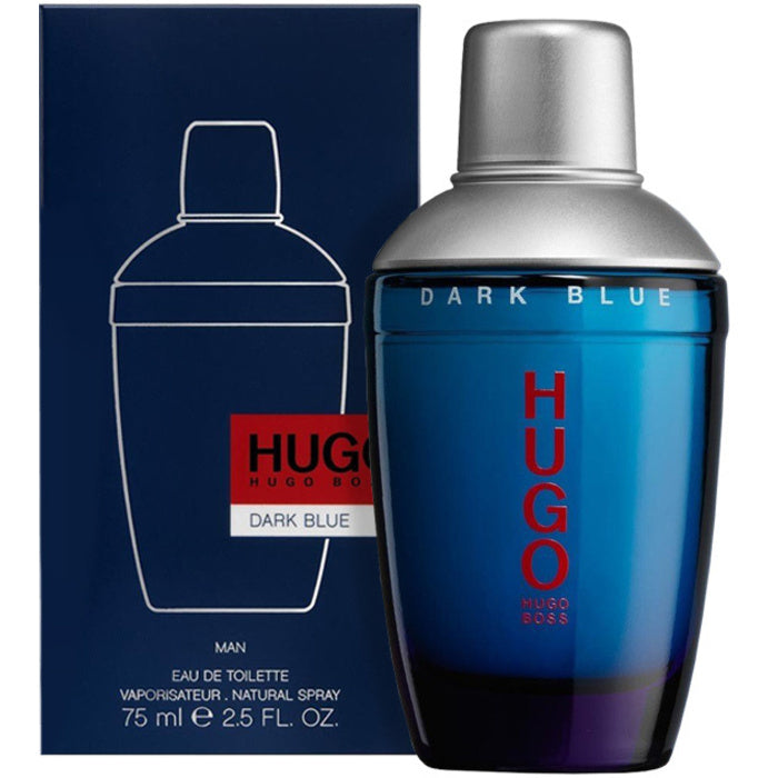 Hugo Boss Dark Blue EDT 75ml – intensīvs un provokatīvs vīriešu aromāts ar citrusaugļu, ingvera un koksnes notīm.