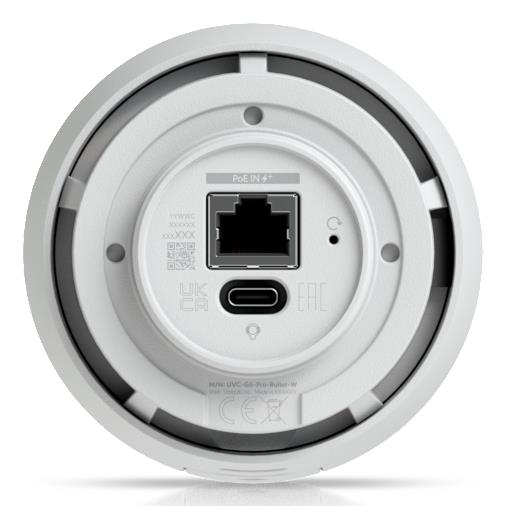 Ubiquiti G6 Pro Bullet 8MP 4K IP kamera, 2,36x optiskā tālummaiņa, IR 40m, PoE+, IP66, balta