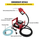 VEVOR dīzeļdegvielas pārsūknēšanas sūknis, 220 V, 40 l/min, pašiesūcošs elektriskais sūknis eļļai un dīzeļdegvielai