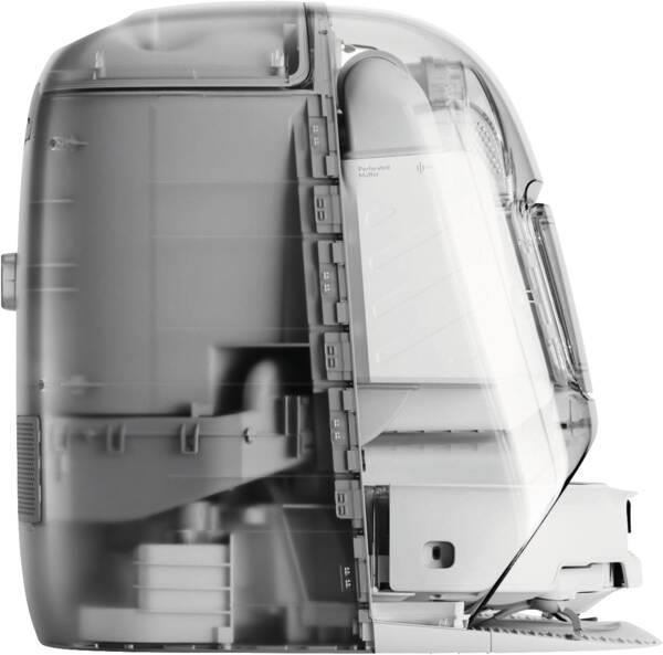 DJI ROMO P CP.CR.00000052, caurspīdīgs robotizēts putekļsūcējs ar mitro un sauso uzkopšanu, 25 000 Pa, 5000 mAh, LiDAR, automātisku mopu mazgāšanu un pašattīrošu dokstaciju