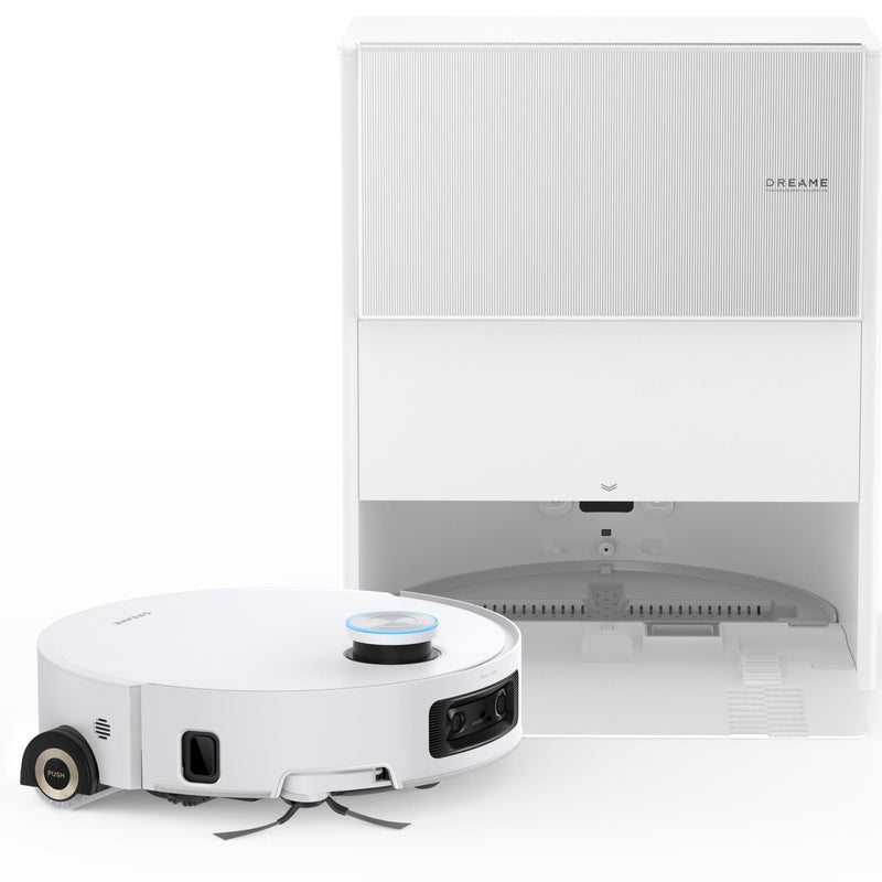 Dreame Aqua10 Ultra Roller robotizētais putekļsūcējs ar sauso un mitro uzkopšanu, 30 000 Pa, AquaRoll™ rullītis, 100 °C mopu mazgāšana, LiDAR navigācija, automātiskā dokstacija, 6400 mAh, balts