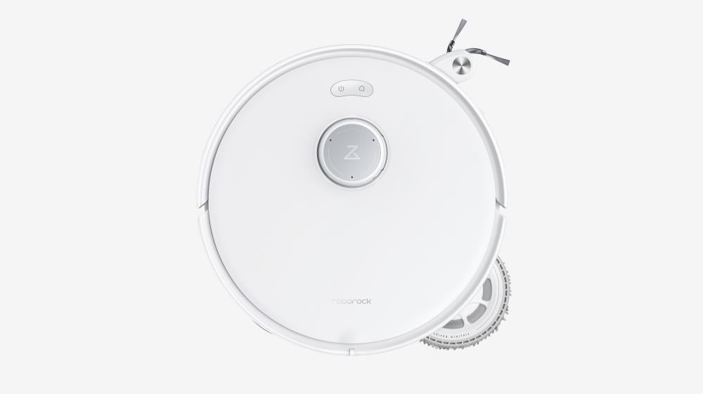 Роботизированный пылесос Roborock Qrevo Edge, 18 500 Па, сухая и влажная уборка, навигация по LiDAR, FlexiArm, система DuoDivide Anti-Tangle, автоматическая док-станция, 6400 мА·ч, белый