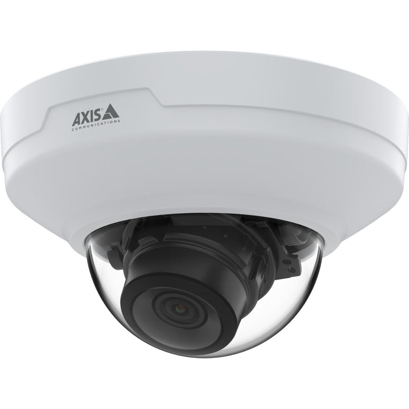 Axis M4218-V 8 MP kupolveida IP kamera, 2,8–8,4 mm, 93–47°, 4K, WDR, digitālā PTZ, 15 kadri/s, microSD, HDMI, PoE, IP42, IK08, balta