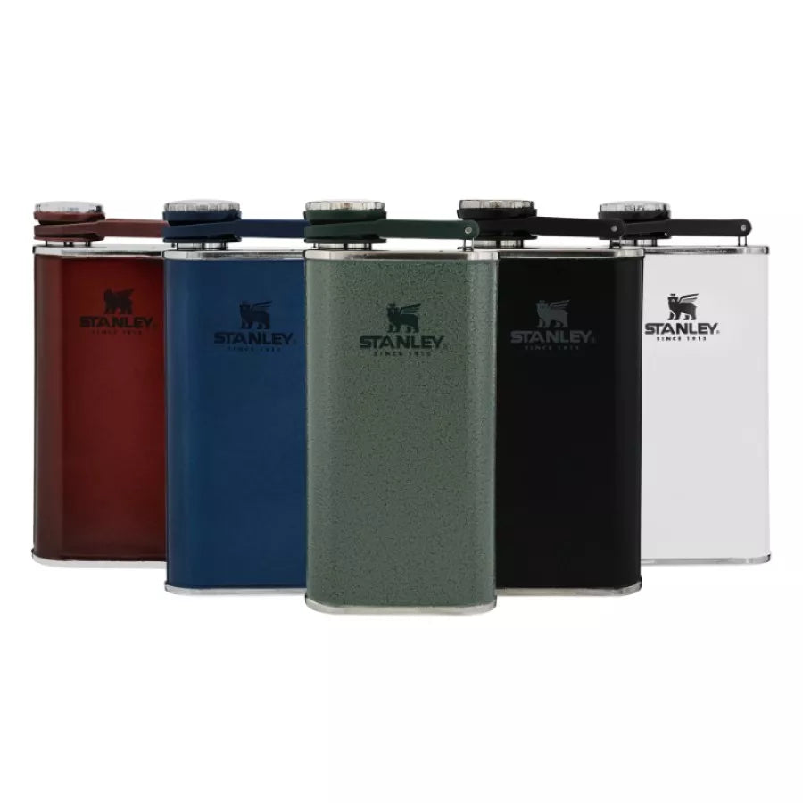 Blašķe The Easy-Fill Wide Mouth Flask 0,23L glancēti balta