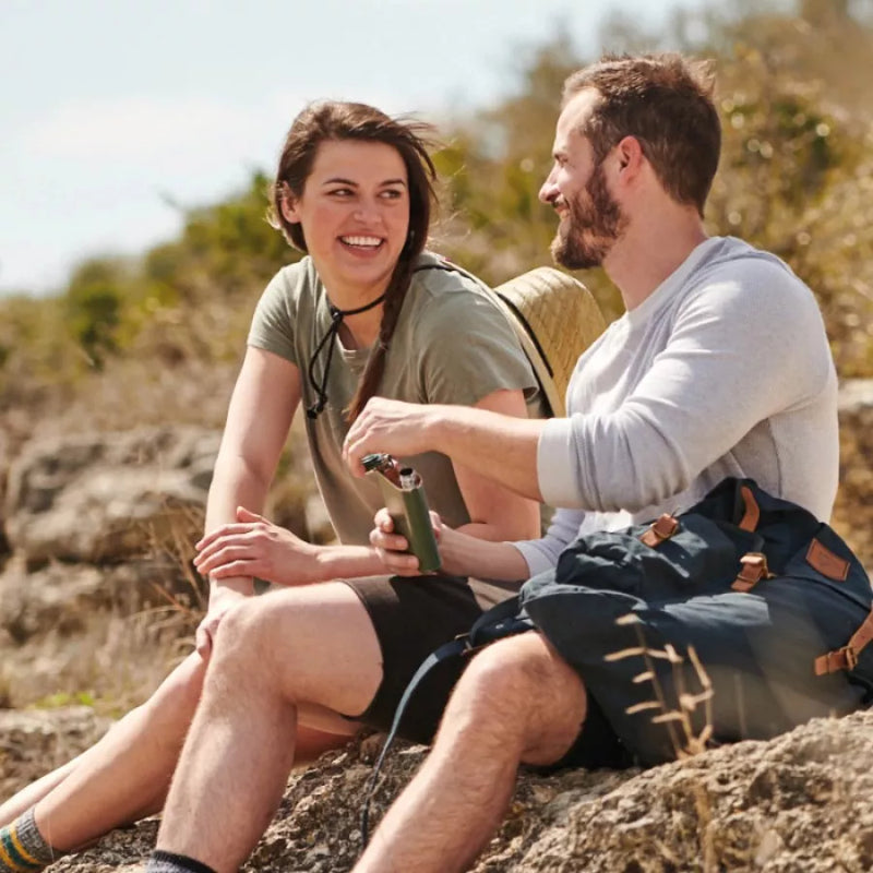 Blašķe The Easy-Fill Wide Mouth Flask 0,23L glancēti balta