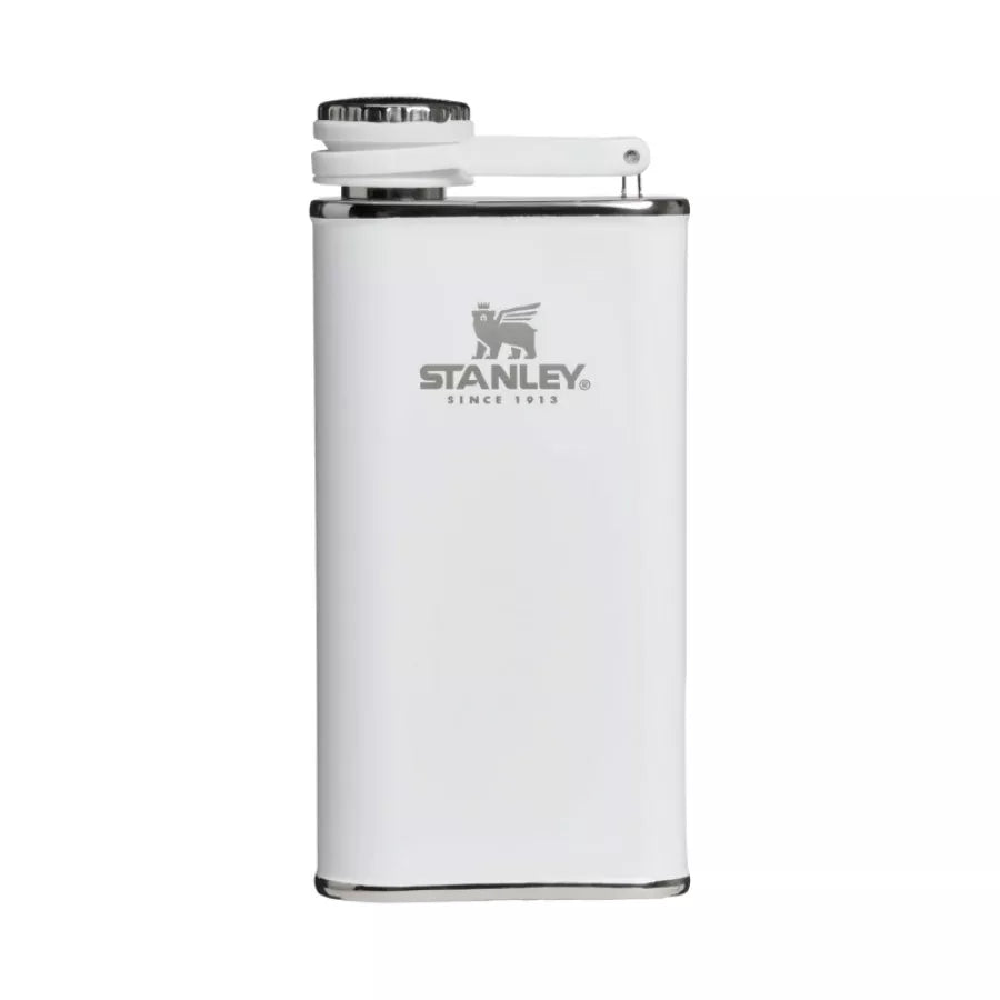 Blašķe The Easy-Fill Wide Mouth Flask 0,23L glancēti balta