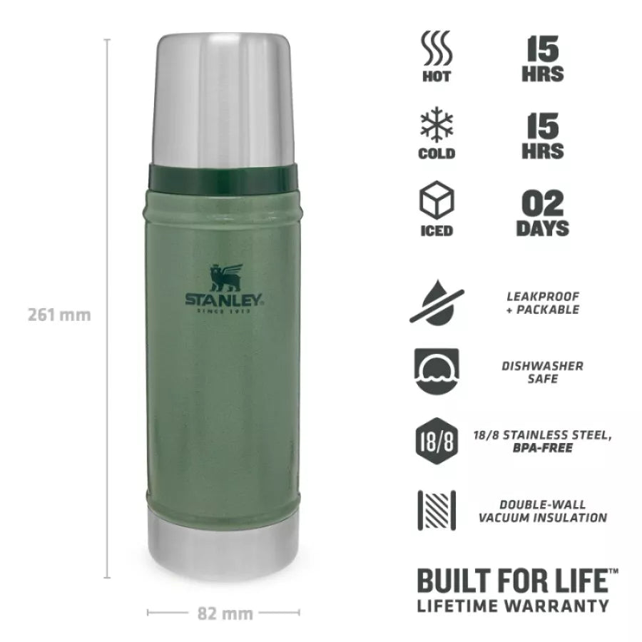 Stanley The Legendary Classic Bottle 0.47L Green Thermos