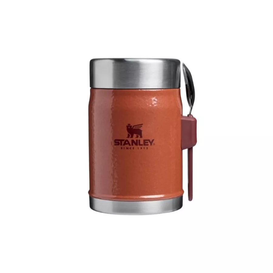 Stanley The Legendary Food Jar + Spork 0.4L Thermos Clay Colour