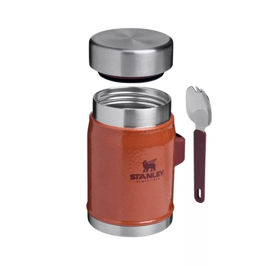 Stanley The Legendary Food Jar + Spork 0.4L Thermos Clay Colour