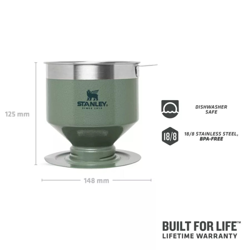 Stanley kafijas pagatavošanas ierīce The Perfect-Brew Pour Over Classic zaļa