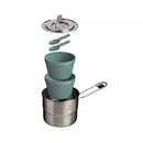 Ēdienu gatavošanas komplekts kempingā Stanley Wildfare Go Two Set 1.1L zilganpelēks/tumši pelēks