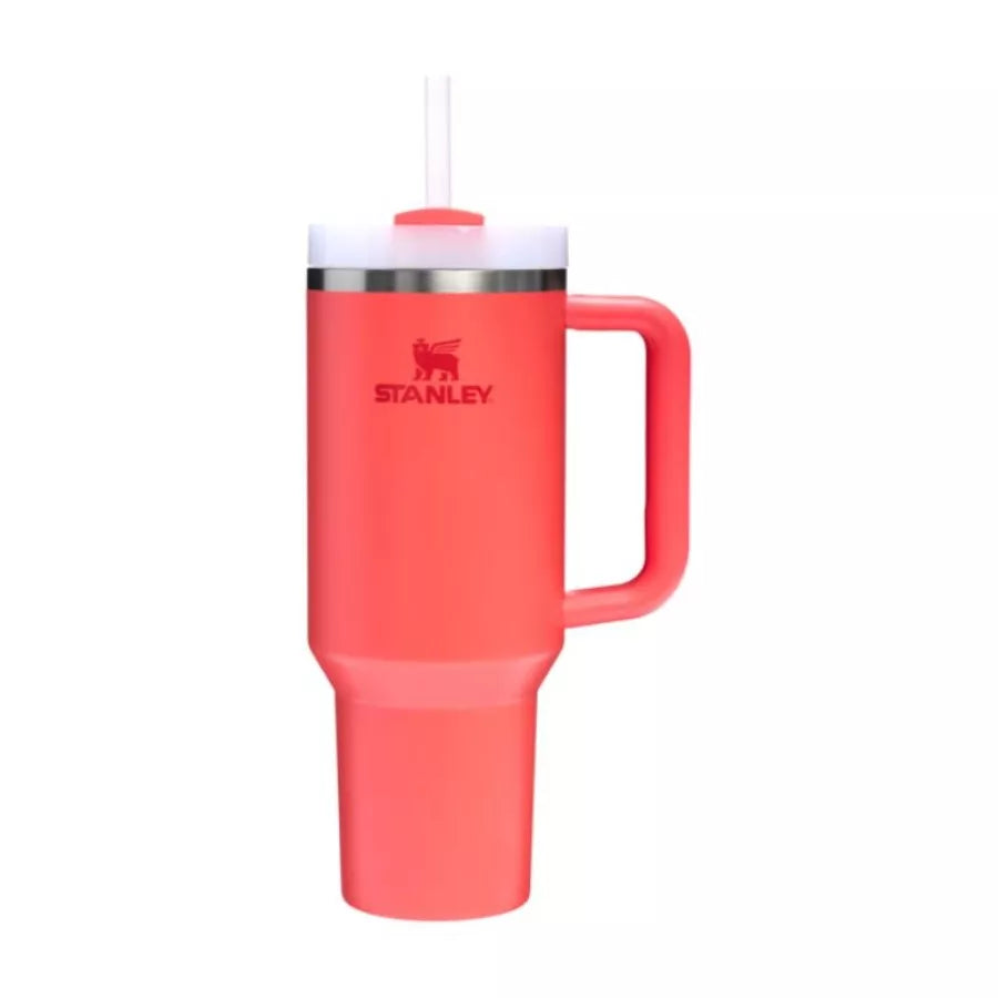 Stanley Quencher H2.0 1.18L + Bag 2 Pack Coral Orange