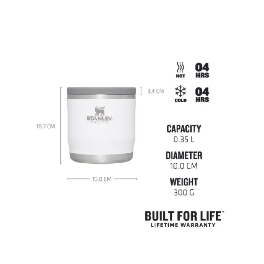 Stanley The Adventure To-Go Food Thermos 0.35L White