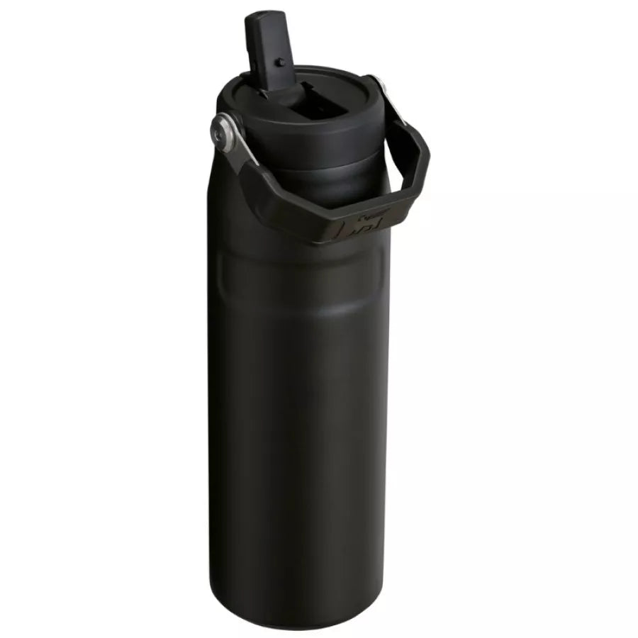 Stanley termopudele ar salmiņu The IceFlow Bottle Flip Straw 2.0 0,71L melna 2.0