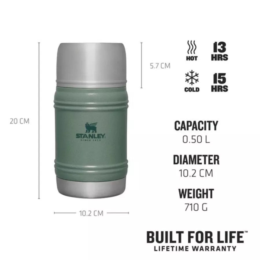Stanley Artisan Thermal Food Jar 0.5L Green