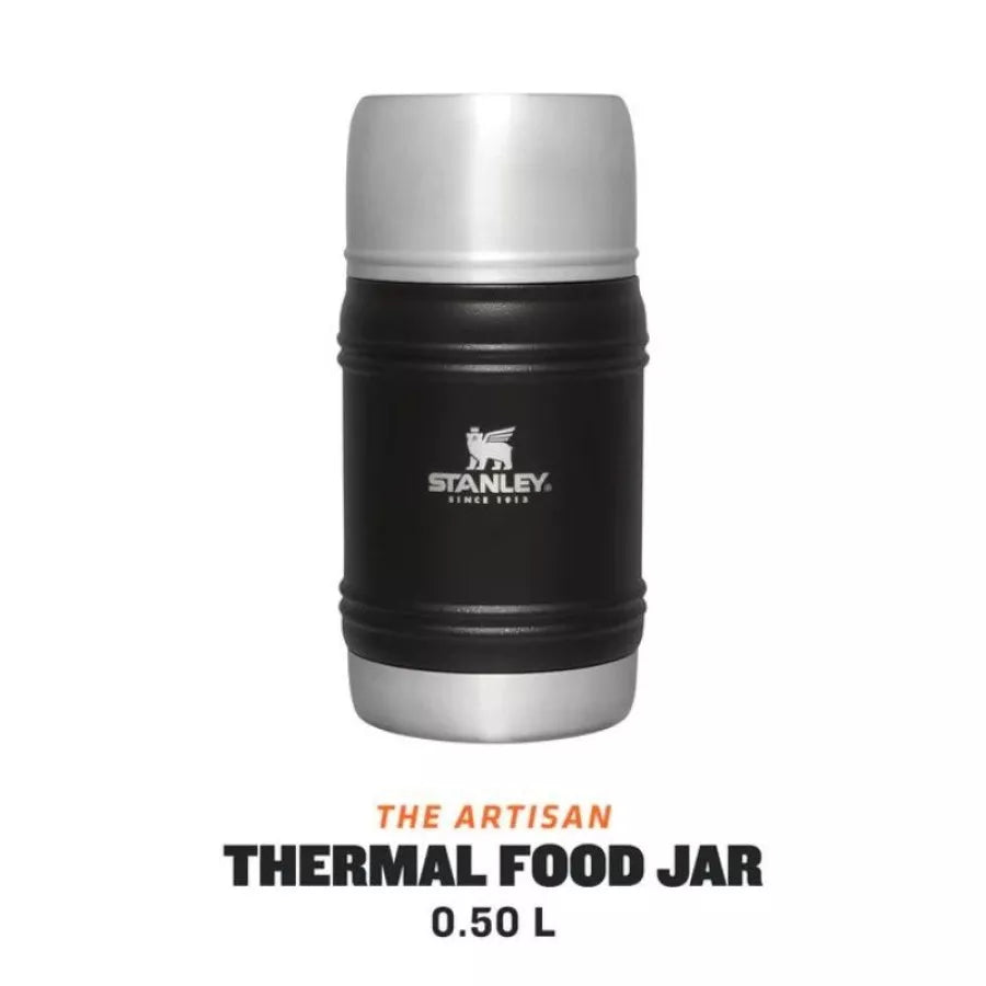 Stanley Artisan Thermal Food Jar 0.5L Black