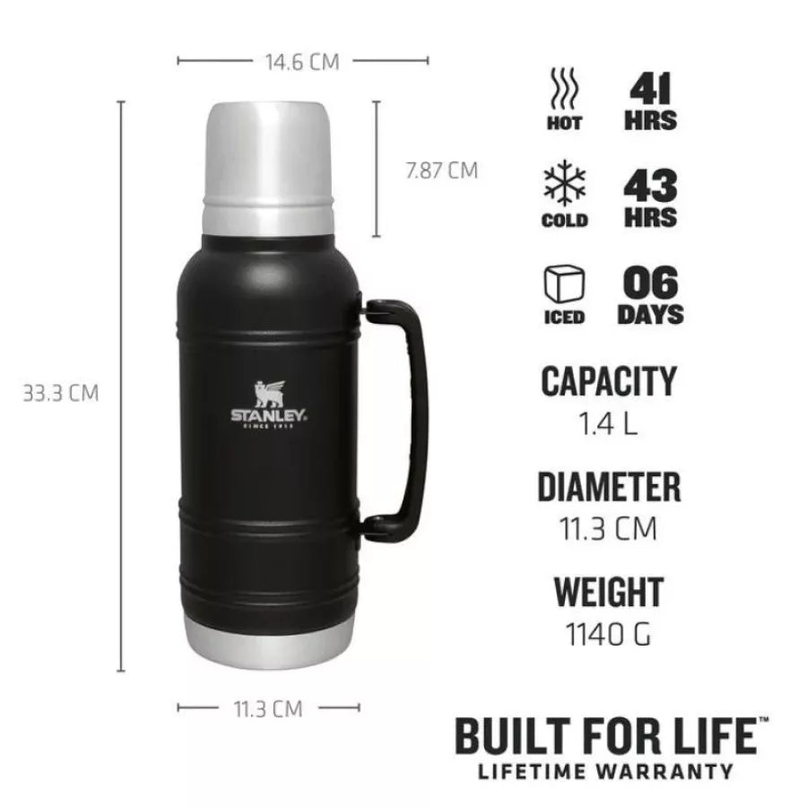 Stanley The Artisan Thermal Bottle 1.4L Black