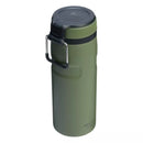 Termopudele The IceFlow Bottle Twist Flip 0,47L tumši zaļa