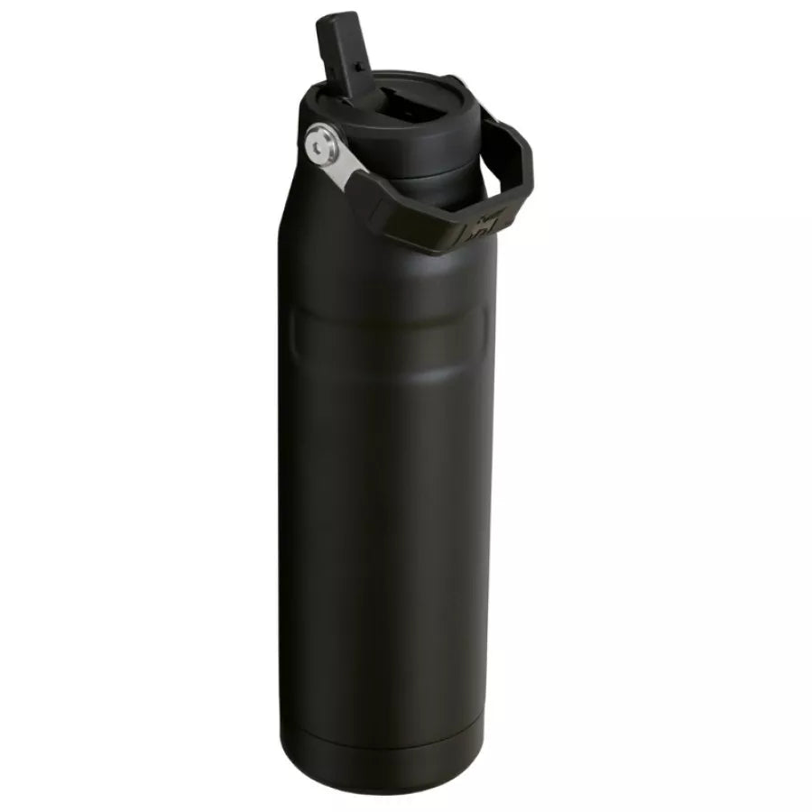 Stanley IceFlow Bottle Flip Straw 2.0 Thermos Bottle with Straw 1.06L Black