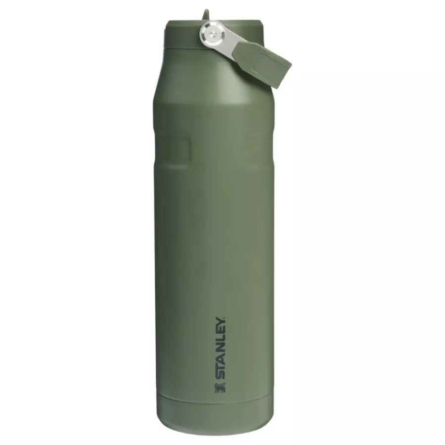 Stanley termopudele ar salmiņu The IceFlow Bottle Flip Straw 2.0 1,06L tumši zaļa 2.0