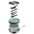 Ēdienu gatavošanas komplekts kempingā Wildfare Core Fry Pan Cookset 0,94L zilganpelēks/tumši pelēks